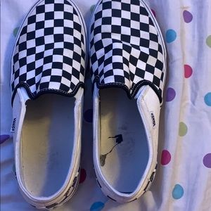 checkered vans